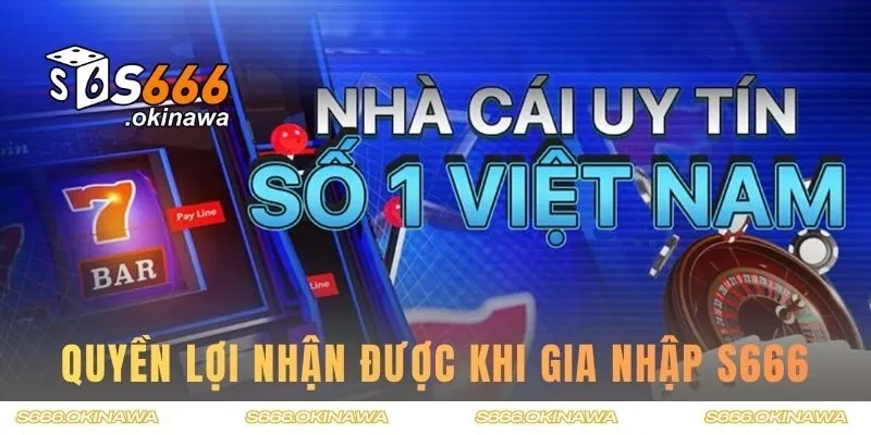 Quyền lợi nhận được khi gia nhập S666